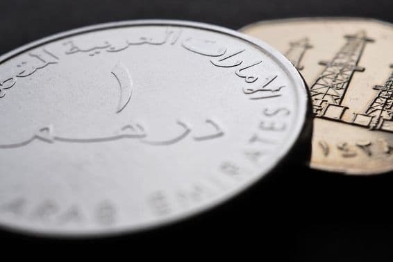 یو اے ای 1 درہم کا سکہ۔