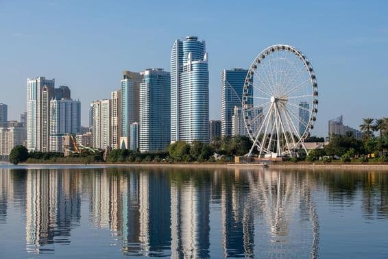 شارجہ کا نقشہ