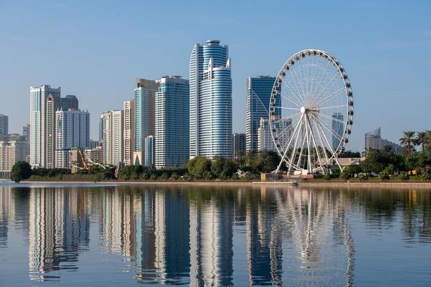 شارجہ کا نقشہ