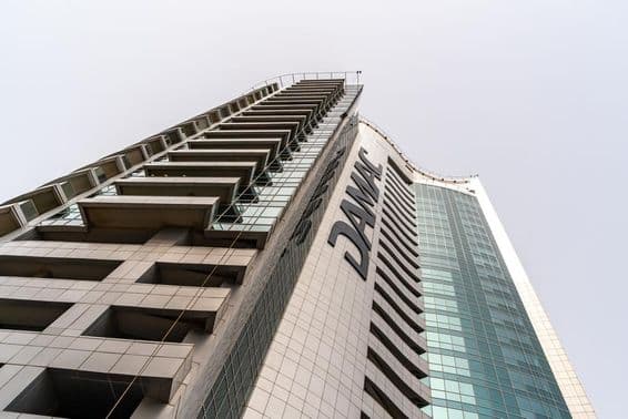 داماک ڈیولپمنٹ کمپنی کی عمارت کا بیرونی منظر۔