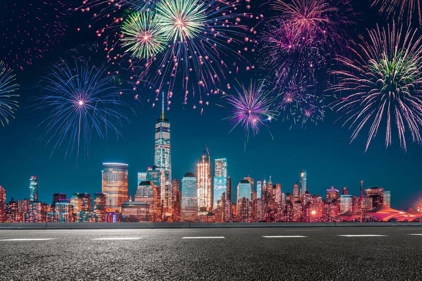 دبئی کی رات آتشبازی