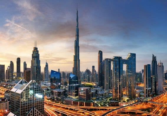 برج خلیفہ کا پرندوں کی نظر سے خیال