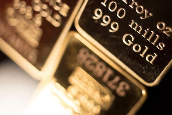 خالص سونا 999.9 ایک اونس بغیر مطبوعہ قیمتی دھات