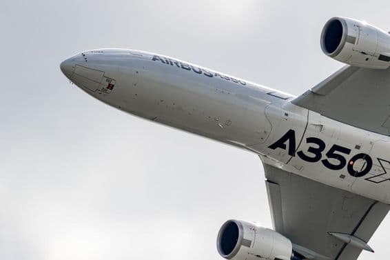 پرواز میں ایئر بس A350