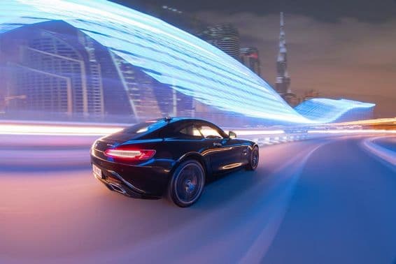 آوڈی آر 8 گاڑی کے پچھلے حصے کی تصویر۔