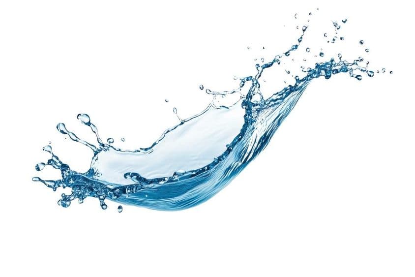 بہتا ہوا پانی کا چھینٹا