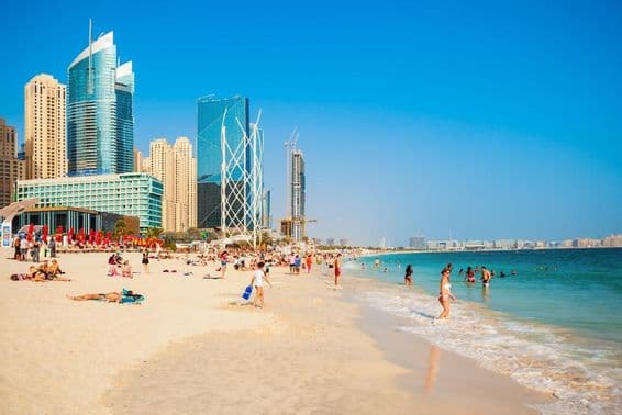 دبئی کا ریتیلا ساحل