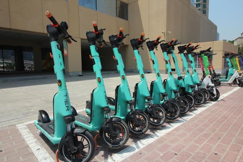 RTA ای-سکوٹر کرایہ دبئی۔ کریم بائیک۔