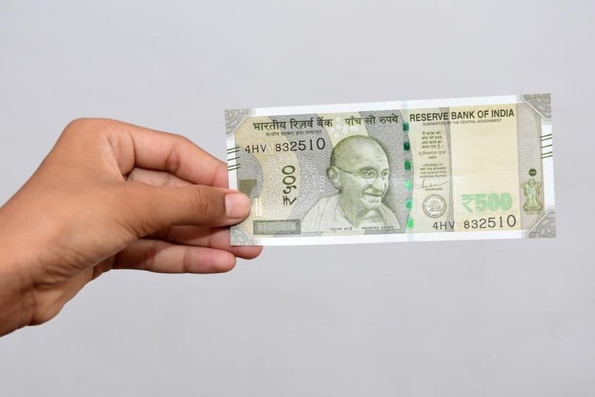 بھارتی نئی کرنسی، ۵۰۰ روپیہ کا نوٹ۔