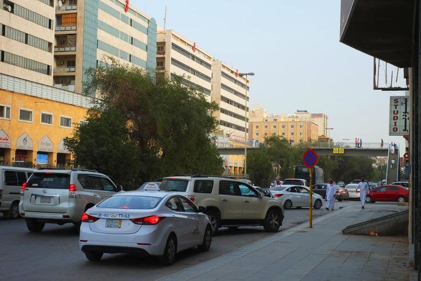 ریاض، سعودی عرب کے المناک علاقے میں ٹریفک