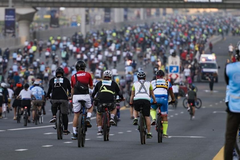 دبئی کی سالانہ رائیڈ تقریب۔