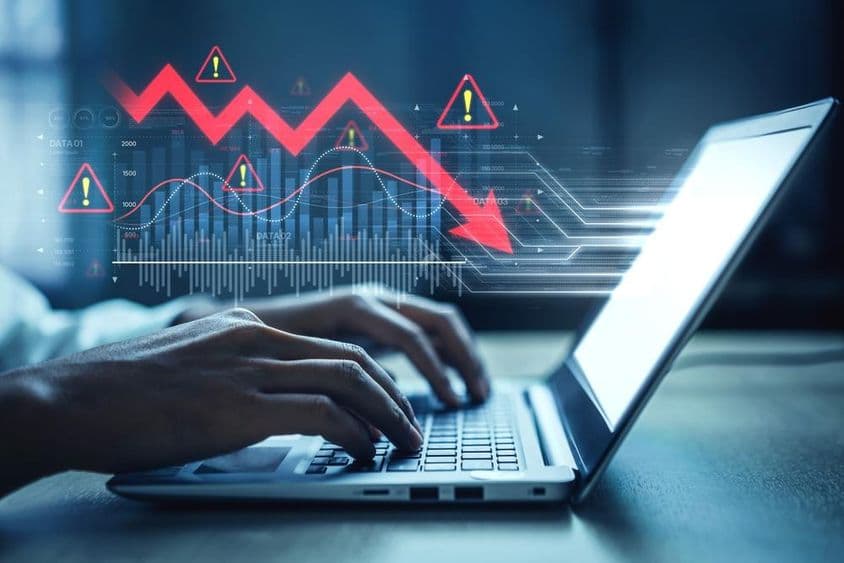 مارکیٹ گراف، انتباہی علامتیں، اور منفی ڈیٹا رجحانات