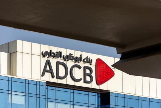 ابو ظہبی کمرشل بینک (ADCB) دبئی شہر میں۔
