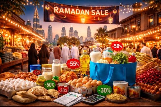 رمضان مارکیٹ قیمتوں کی نگرانی کے ساتھ۔