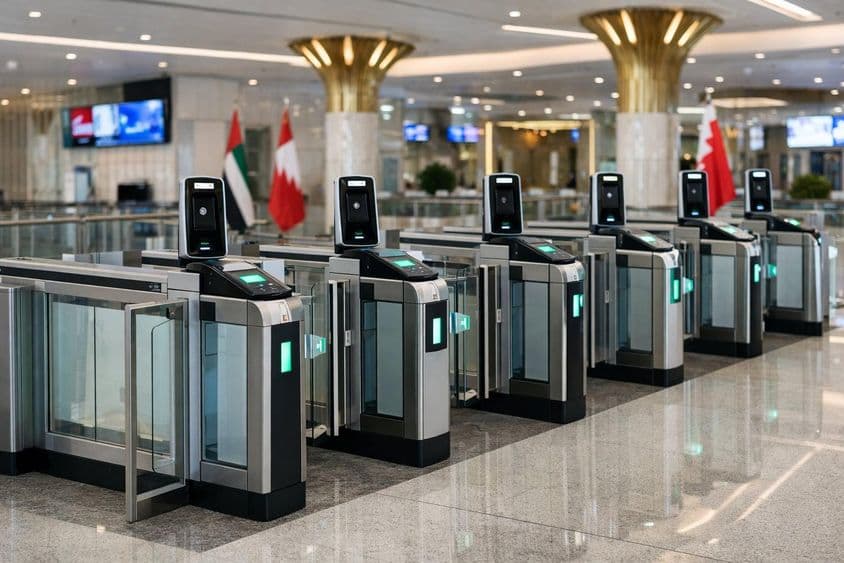 دبئی ایئرپورٹ کے چیک پوائنٹ گیٹس