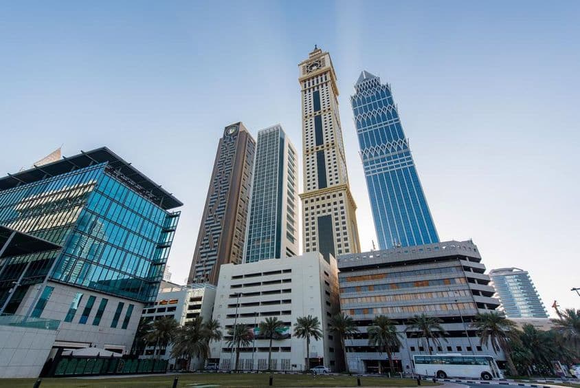 متحدہ عرب امارات کا 'بگ بین' ٹاور۔