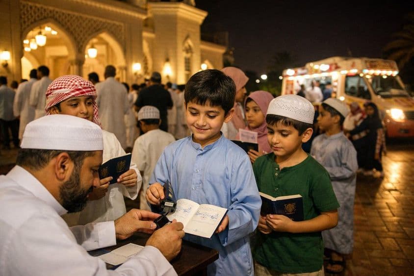رمضان مہر بچوں کے پاسپورٹ
