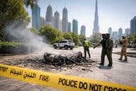 گرنے والے ملبہ کی حفاظت کا انتباہ