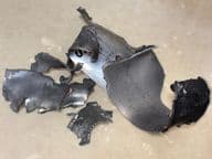 راکٹ کے ٹکڑوں کی تصاویر