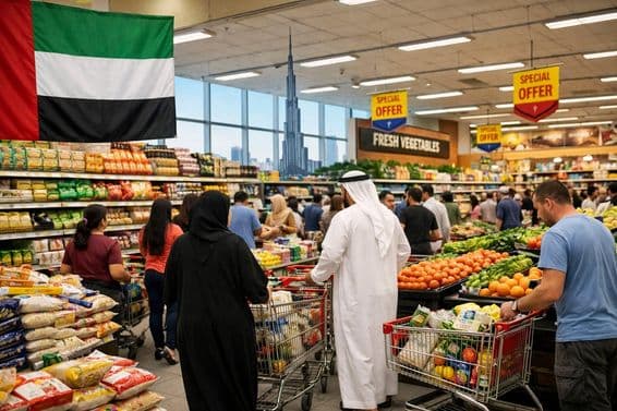 دبئی میں مستحکم خوراک کی فراہمی
