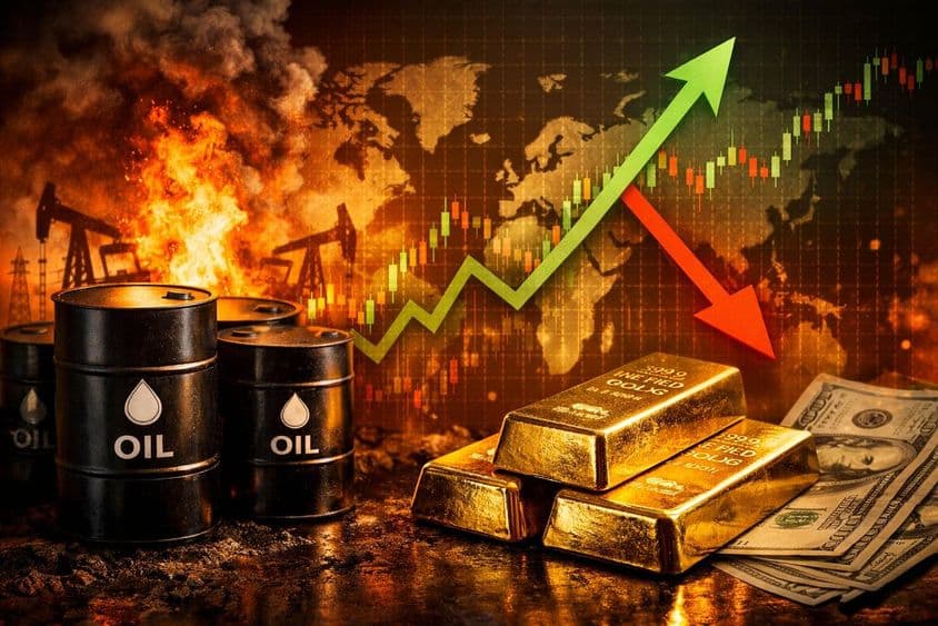 سونے کی غیر یقینی حالت کے درمیان تیل کی قیمت کا اضافہ