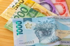 فلپائنی پیسو کے بینک نوٹ۔
