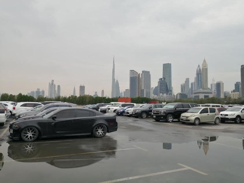 دبئی میں نایاب شدید بارش