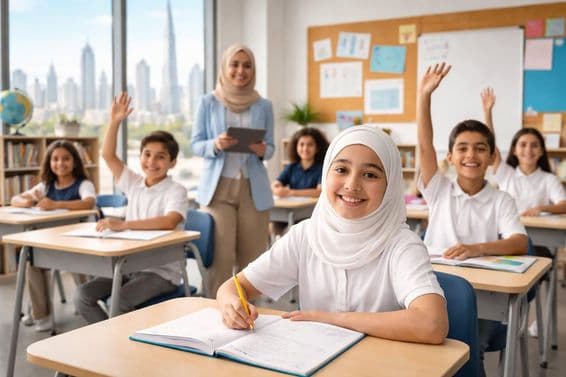 دبئی میں سکول کی زندگی کی دوبارہ شروعات