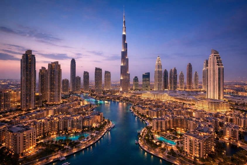 دبئی کی لگژری جائداد کا منظر