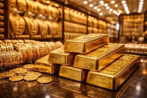 دبئی میں چمکتا ہوا سونے کا بازار