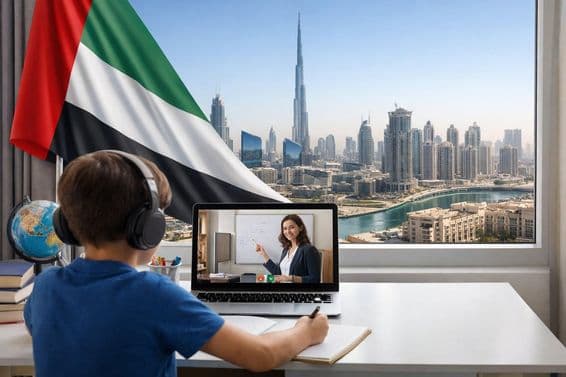 دبئی میں محفوظ فاصلاتی تعلیم