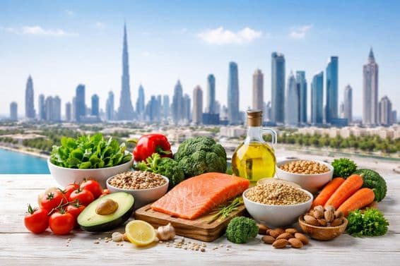 دبئی میں صحت مند غذائیں