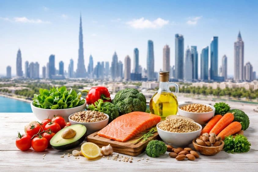 دبئی میں صحت مند غذائیں