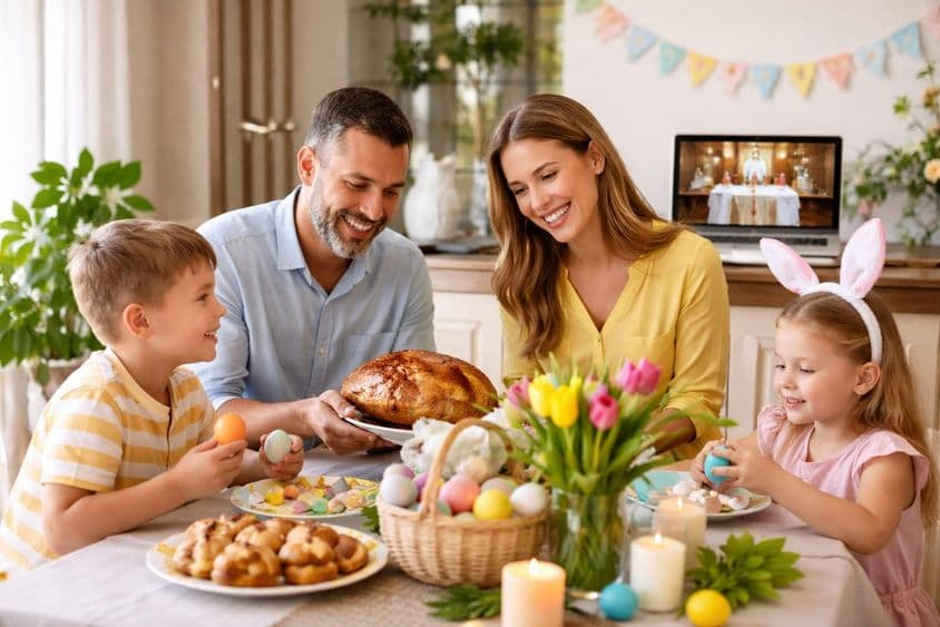 دبئی کے ماحول کے ساتھ گھر میں ایسٹر منانا