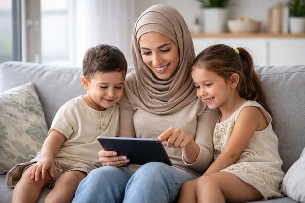 خاندان کا ڈیجیٹل لمحہ