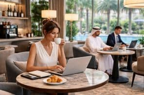 جدید ہوٹل کے کام کے ماحول کا منظر