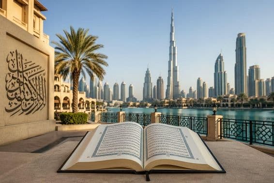 دبئی کے مرکز میں عربی زبان