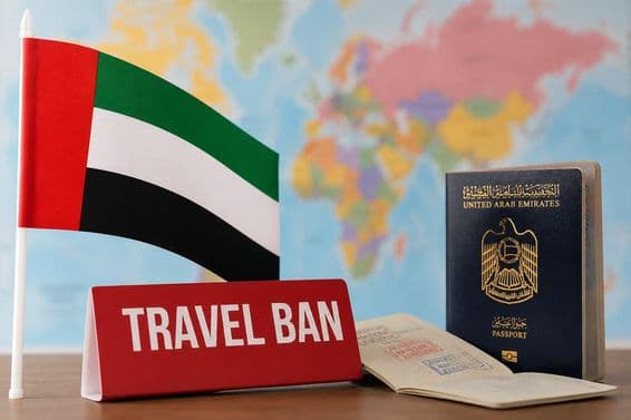 متحدہ عرب امارات کی سفری پابندی کا اعلان