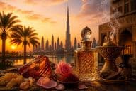 دبئی کی خوشبودار سنہری شام